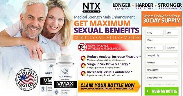 60 Vimax Caps Natural Herbal Supplement Male Enhancement made in Canada
